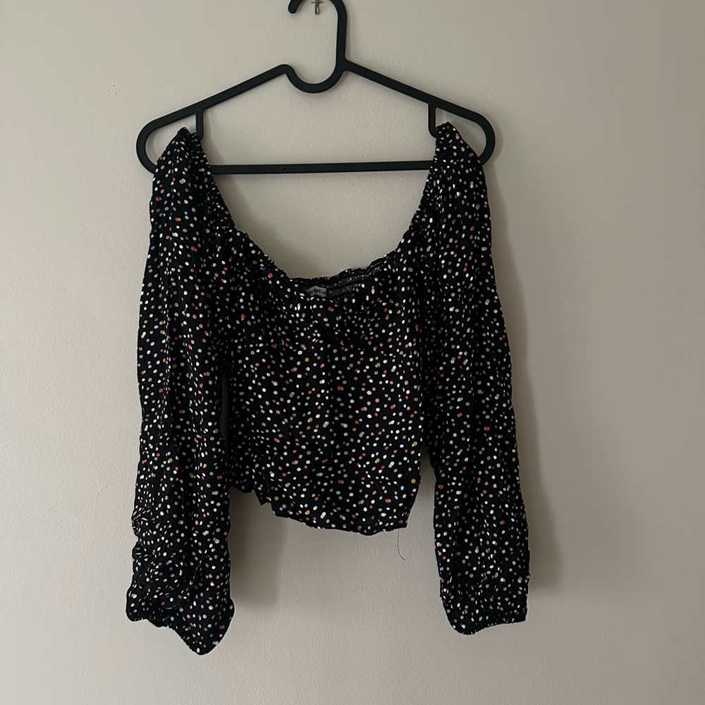 Reformation Polka Dot Blouse